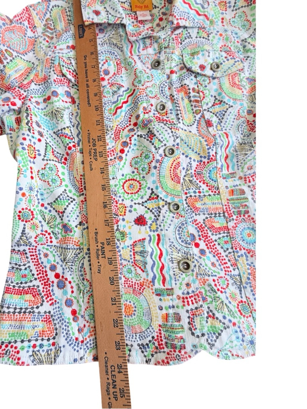 Ruby Rd. Multicolor  Button‑Front Shirt – Size - Picture 7 of 14
